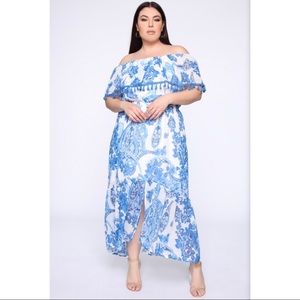 “Beauty Begins” maxi dress